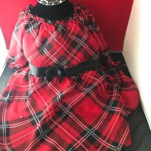 Plaid girls dress 3t
